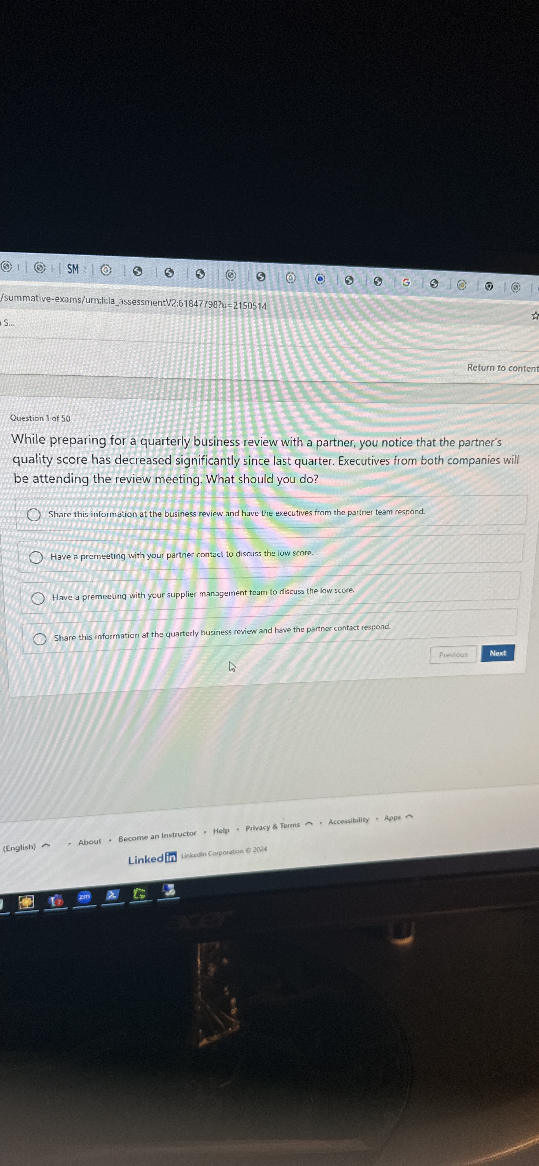  (6)1||(3)+|SM| : /summative-exams/urn:li:la_assessmentV2:61847798?u =2150514 S... Return to conten Question 1 of