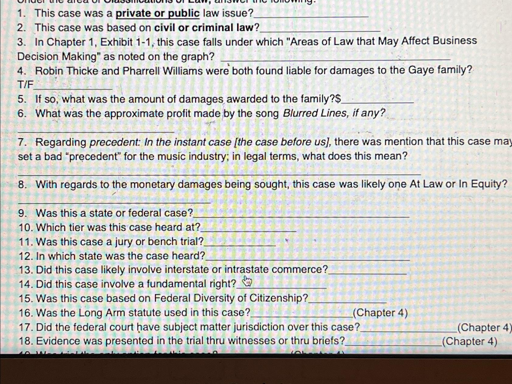  This case was a private or public law issue? This case