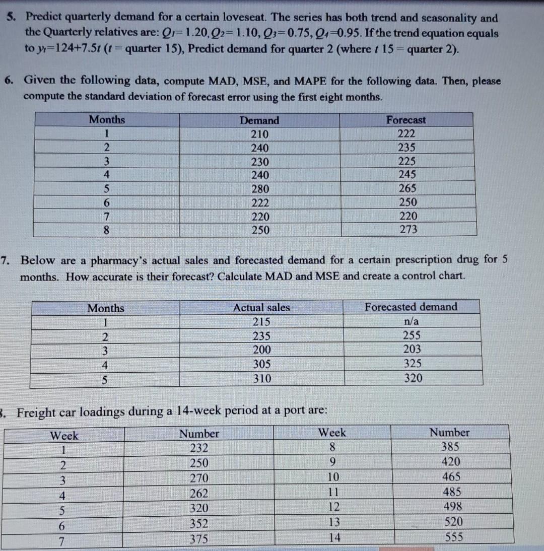 of Excel's Trendline, with display Equation on chart option. b) Use the