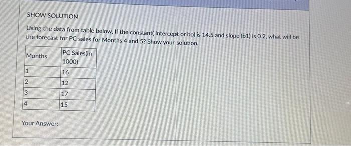 CONCLUSION You are a manager at Asda. You have been given the