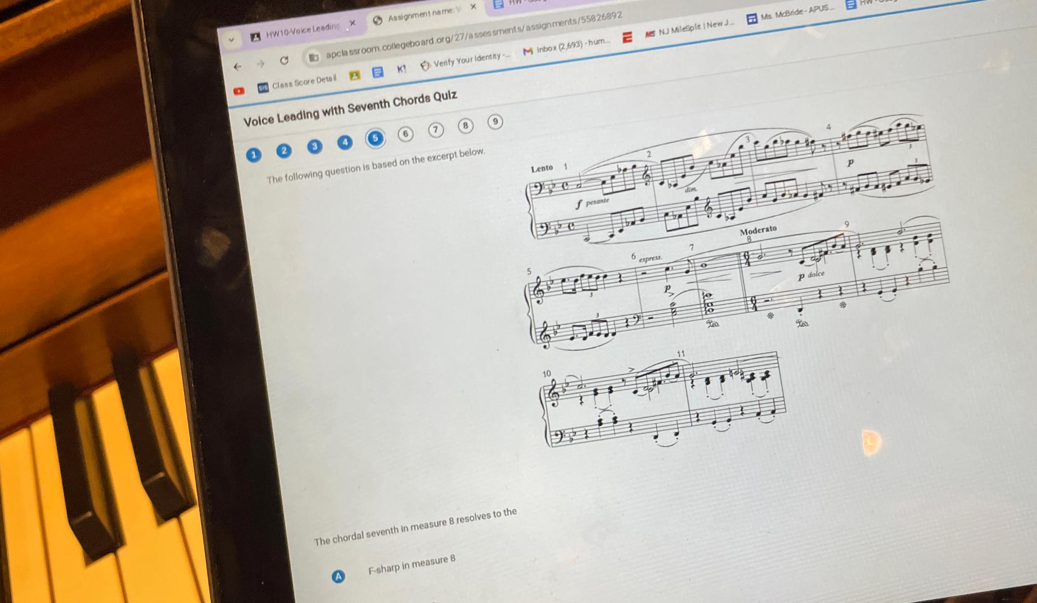  The following question is based on the excerpt below. The chordal