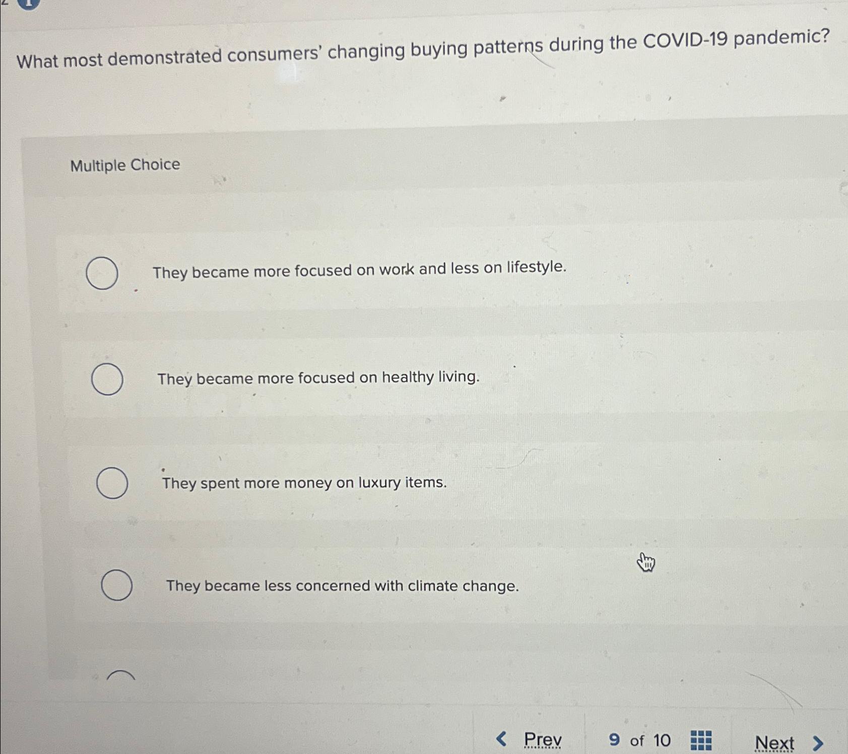  What most demonstrated consumers' changing buying patterns during the COVID-19 pandemic?