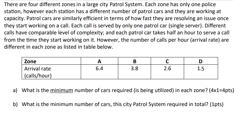 Please solve both parts! This is an Operations Management question! There are