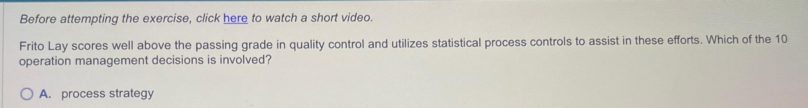  Before attempting the exercise, click here to watch a short video.