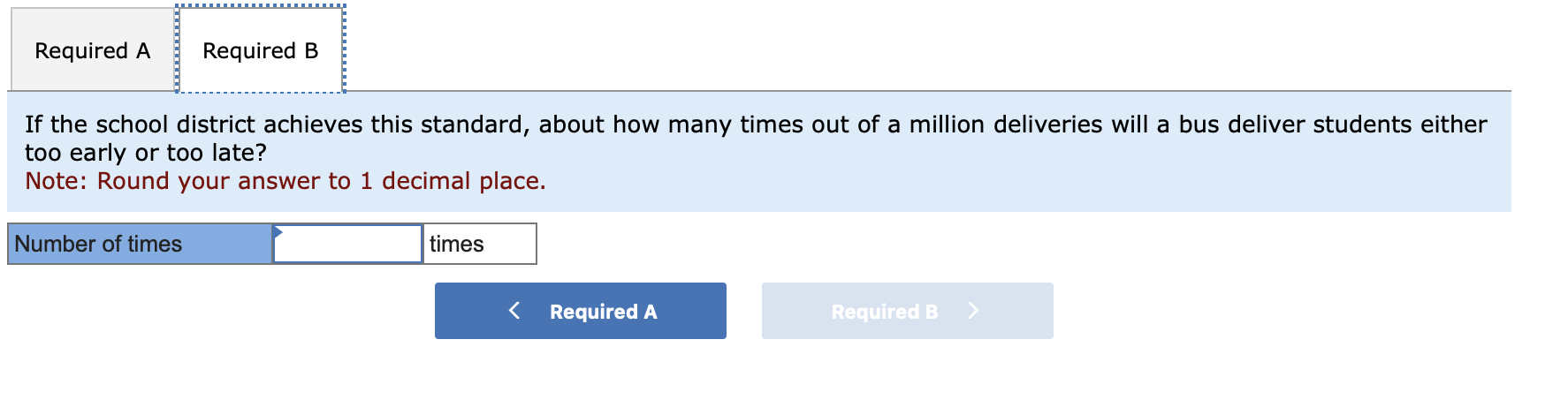 wants to achieve Six Sigma quality levels of performance in delivering students