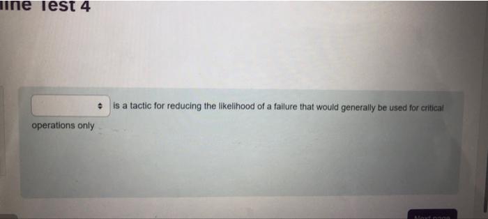  which word goes into the white box redundancy , fail -