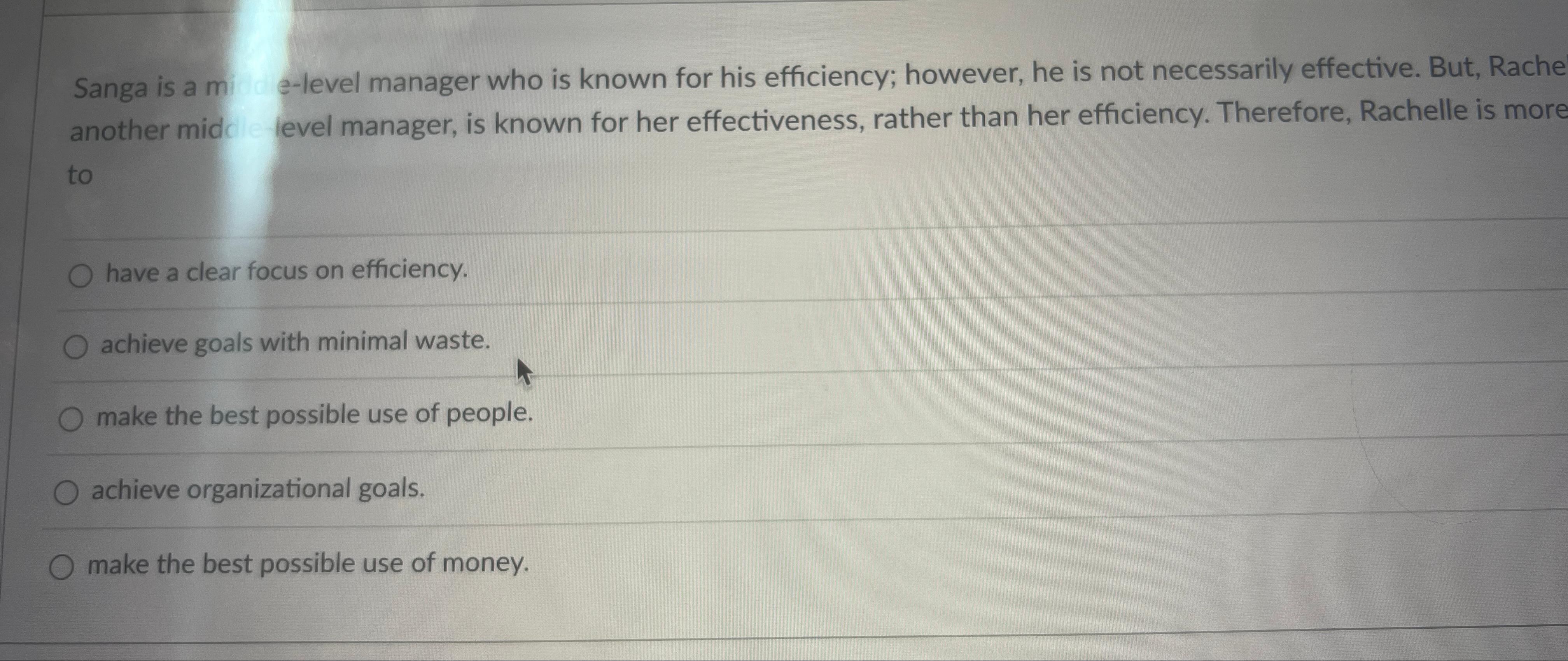  Sanga is a mi e-level manager who is known for his