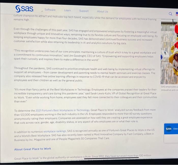 program fit into your career goals. Next, read SAS: A New No.