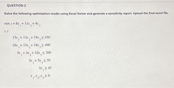 please answer only if you can solve it in excel and show