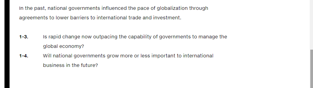 301 Thank you Today, international businesspeople must think globally about production and