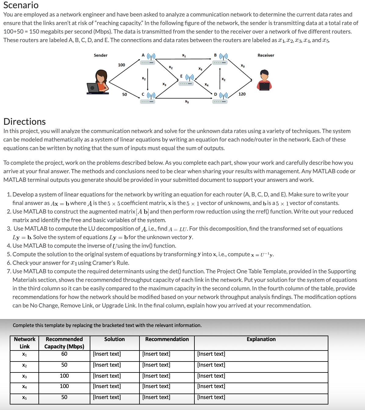 See the attached image for instructions. Please elaborate on how the equations
