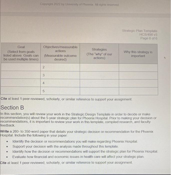  Section B In this section, you will review your work in