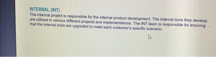 i need cesim project answer. my role in this project internal manager.