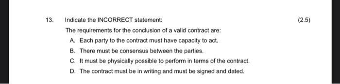 law !!! thank you 9. An implied warranty against eviction promises the