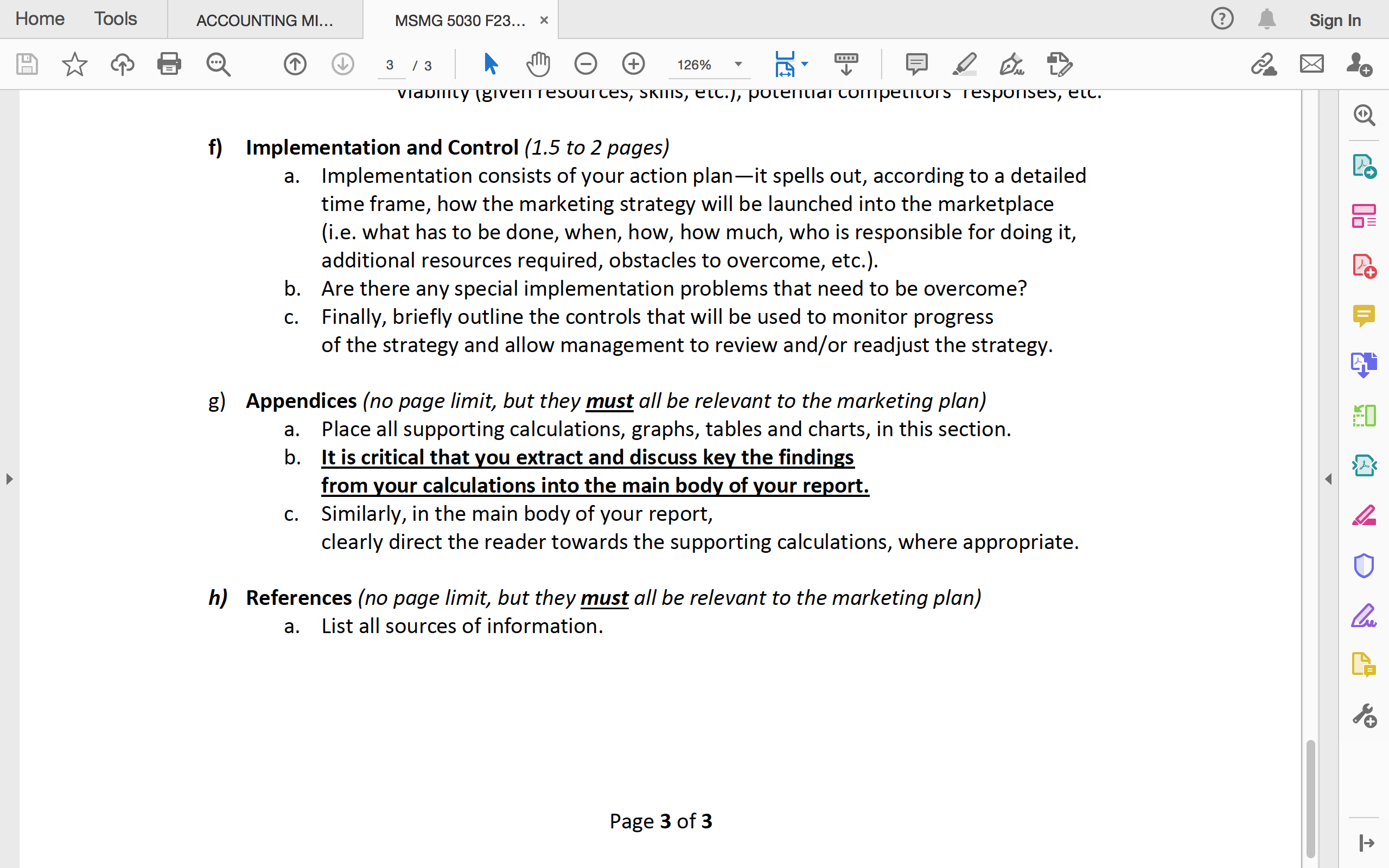  on ulta beauty f) Implementation and Control (1.5 to 2 pages)