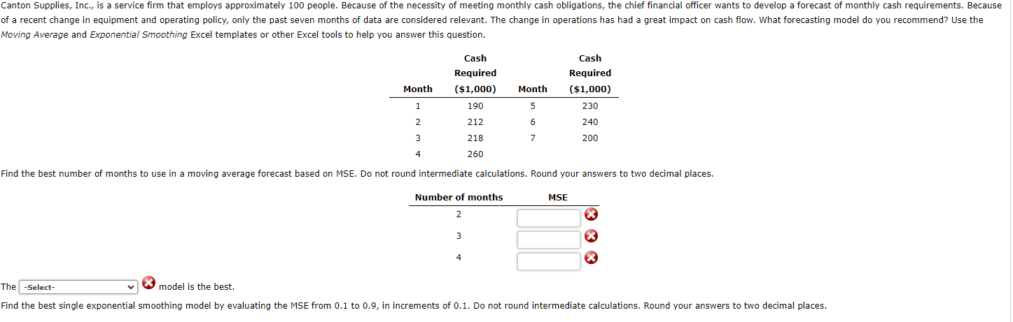  Moving Average and Exponential Smoothing Excel templates or other Excel tools