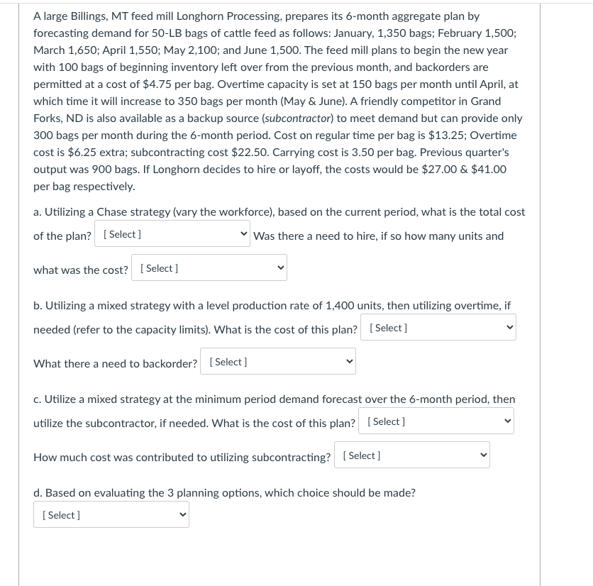 A large Billings, MT feed mill Longhorn Processing, prepares its 6-month
