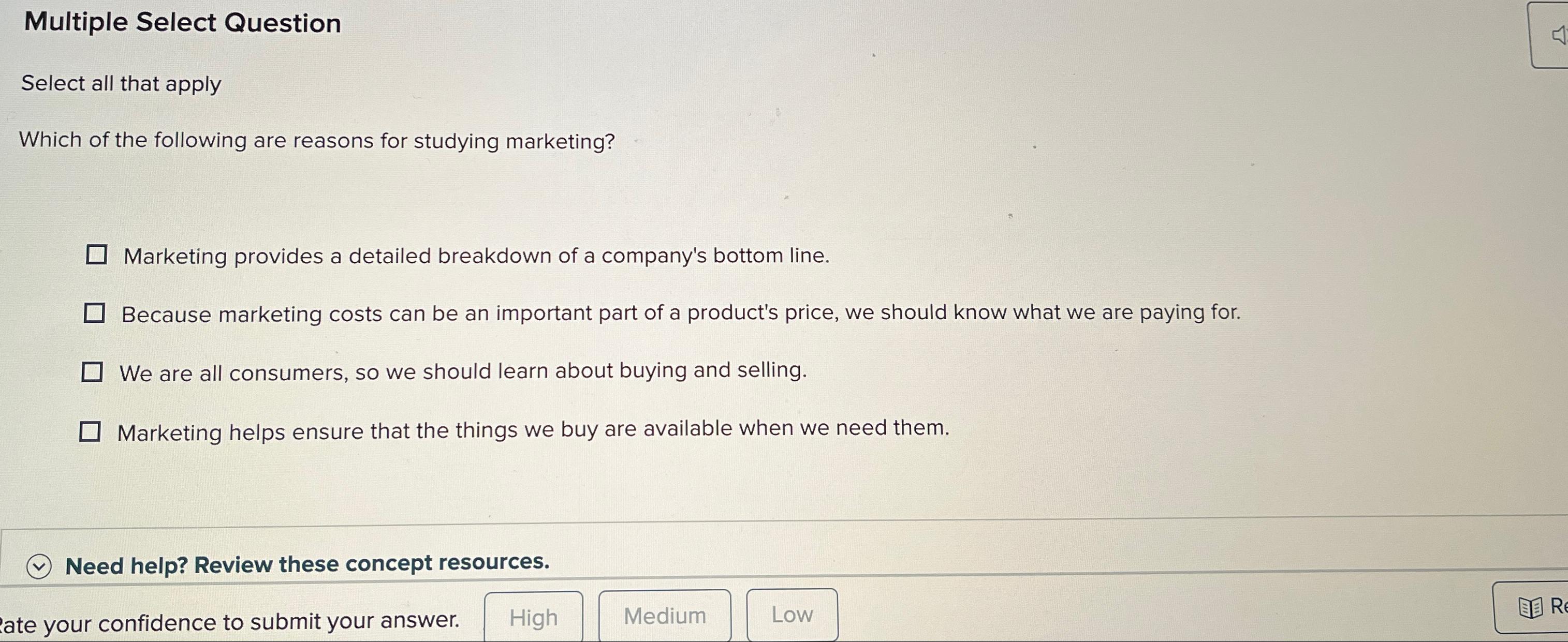  Multiple Select Question Select all that apply Which of the following
