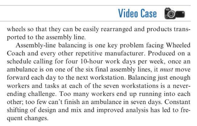 Wheeled Coach? Why? Please justify. 2) If a combination of strategies is