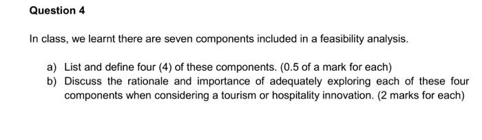  In class, we learnt there are seven components included in a