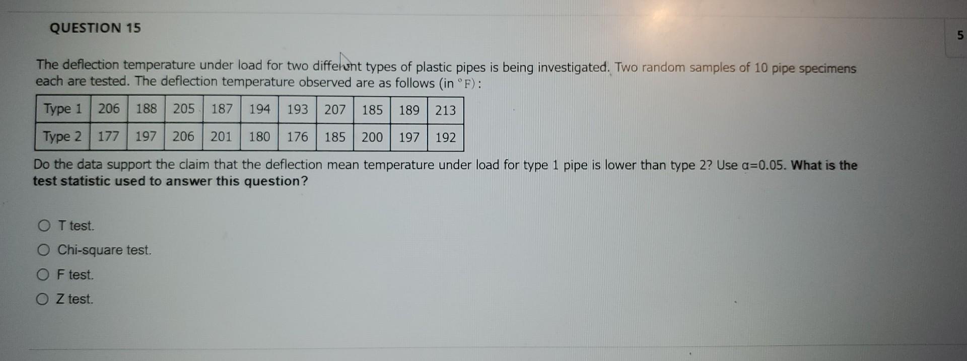  can you answer ASAP PLEASE The deflection temperature under load for