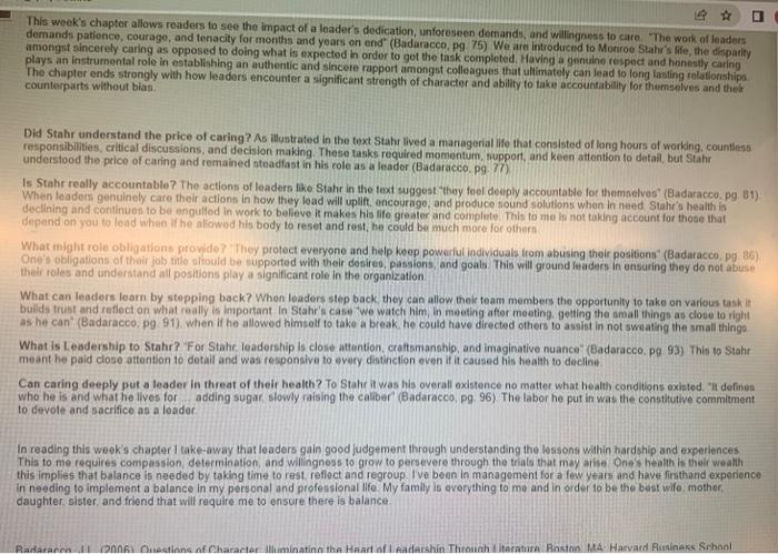 was composed of different stories but the main point of this chapter