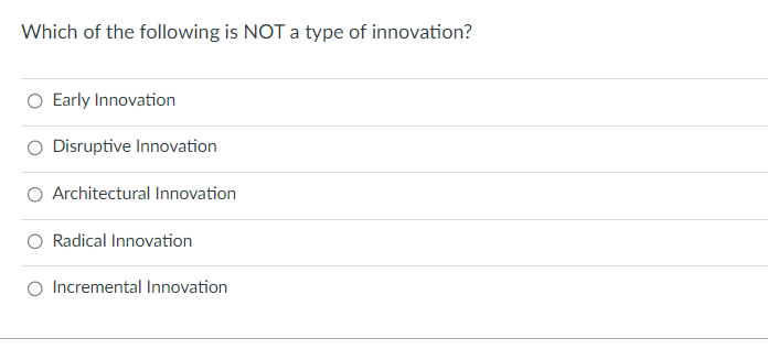 than competing with rivals in an existing market. Which of the following