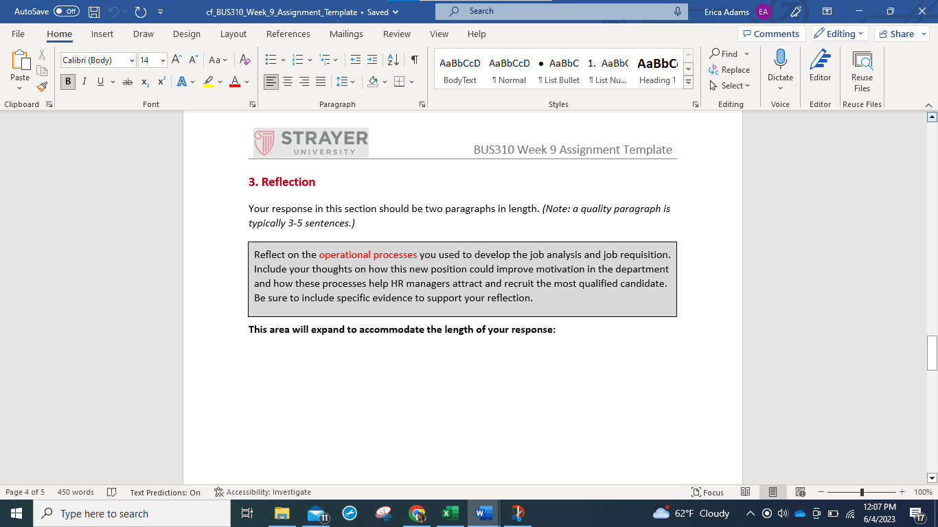 You are acting in the role of the Human Resources Manager. When