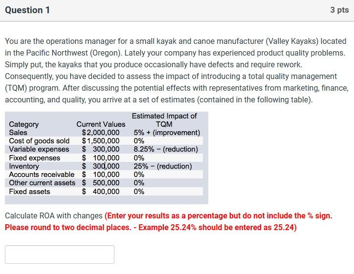 help You are the operations manager for a small kayak and canoe