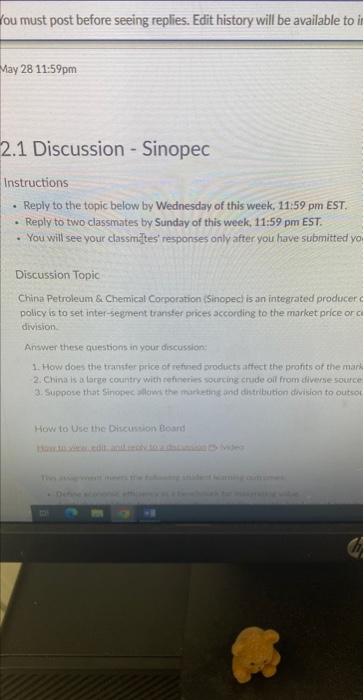  2.1 Discussion - Sinopec Instructions - Reply to the topic below
