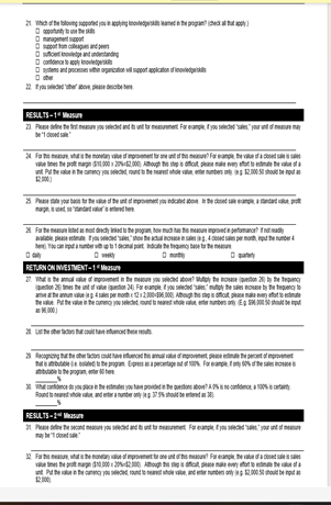 Questionnaire Topics While the topics explored may vary considerably, Figure 3 (next