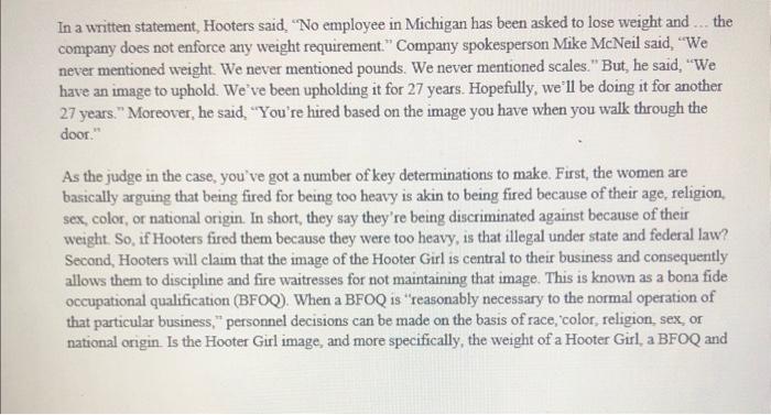 Hooters restaurants are known for spicy chicken wings, the Owl mascot (i.e,