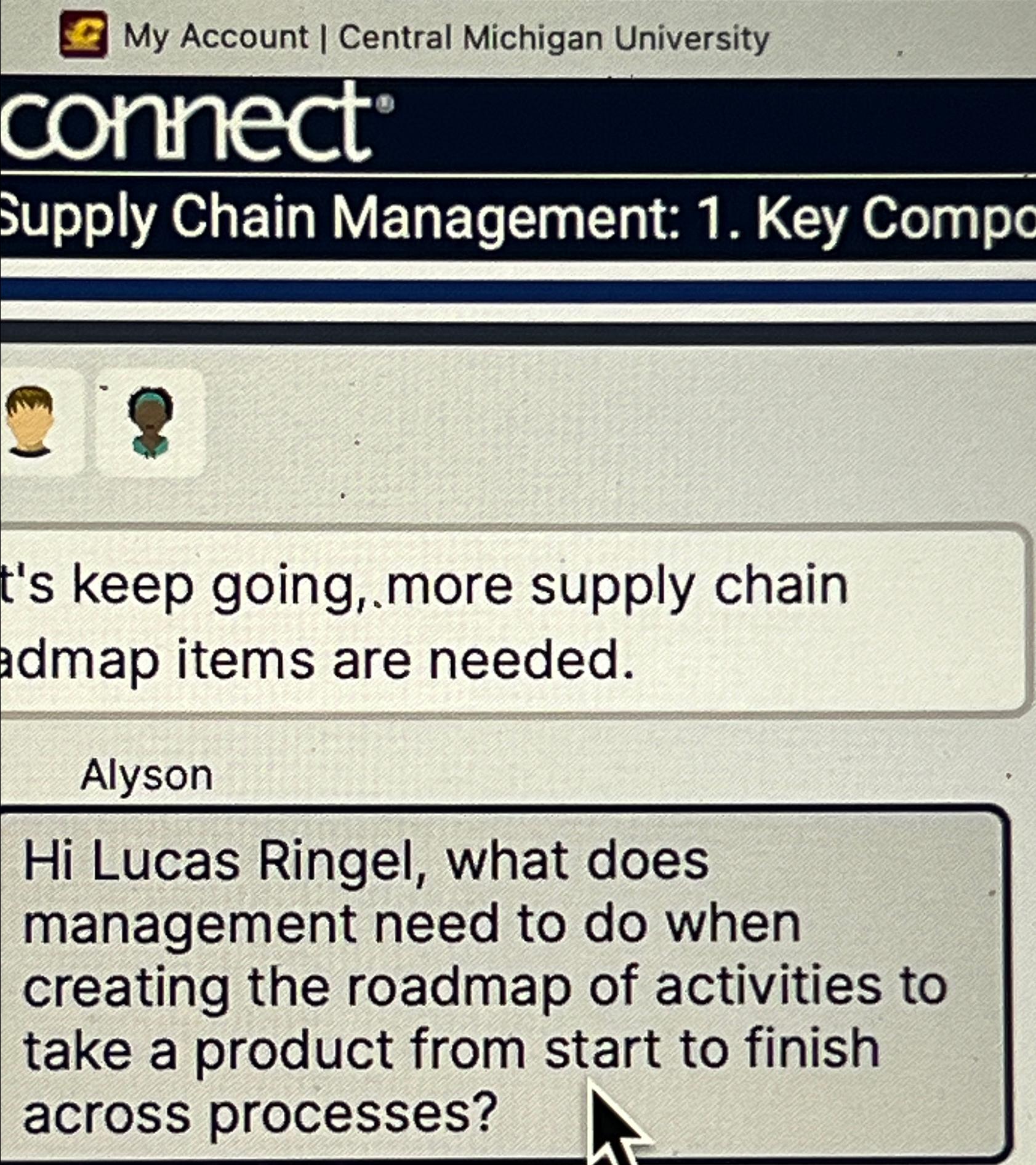  what does management need to do when creating the roadmap of