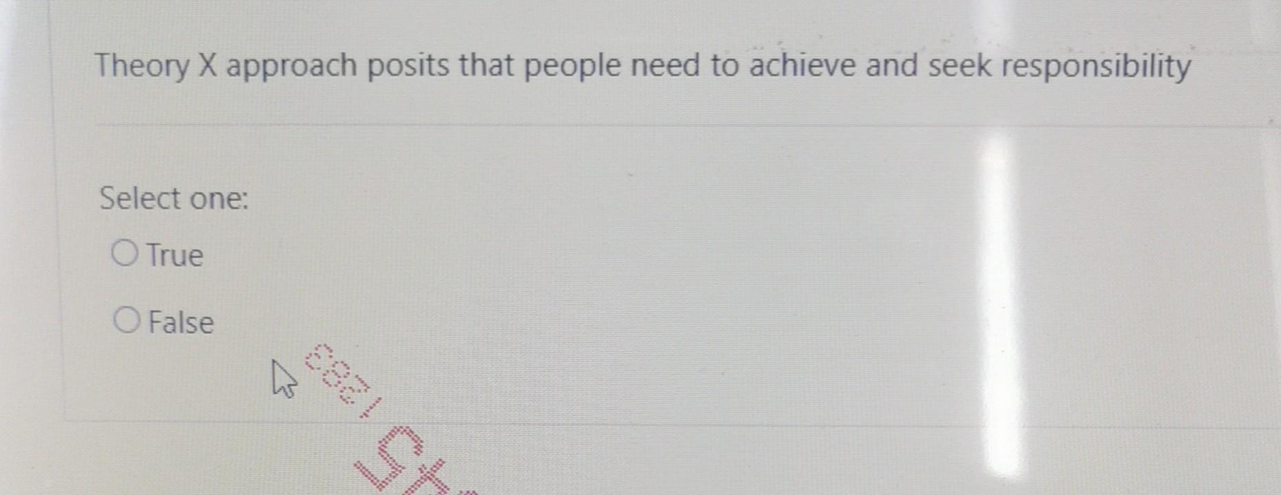  Expert Power is based on specialised knowledge and expertise Select one:
