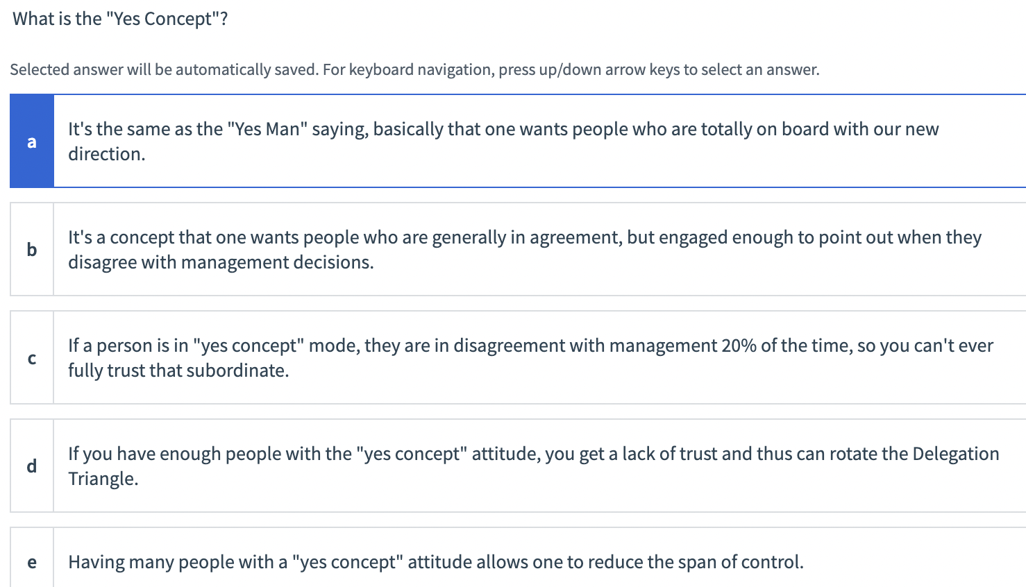 It's the same as the "Yes Man" saying, basically that one