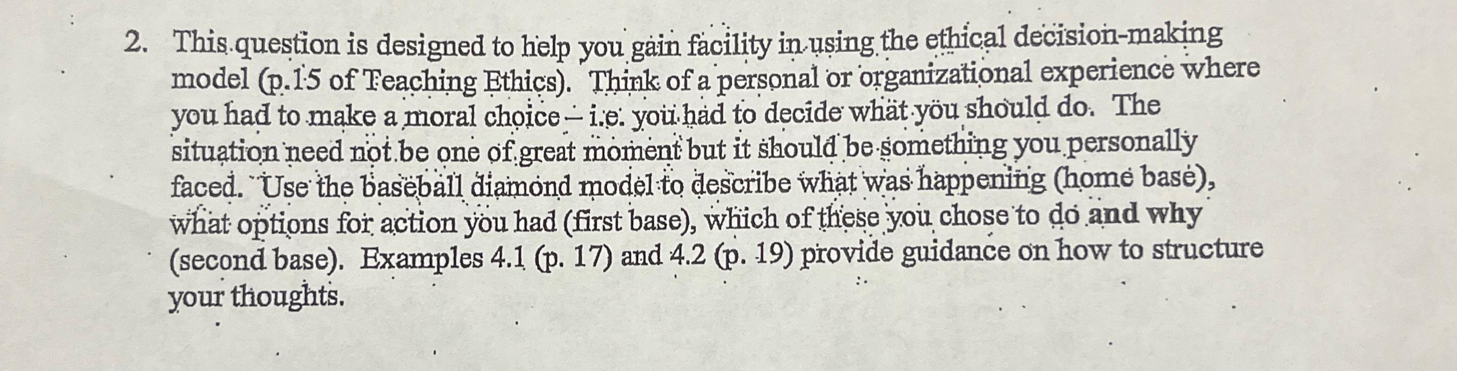  This question is designed to help you gain facility in using