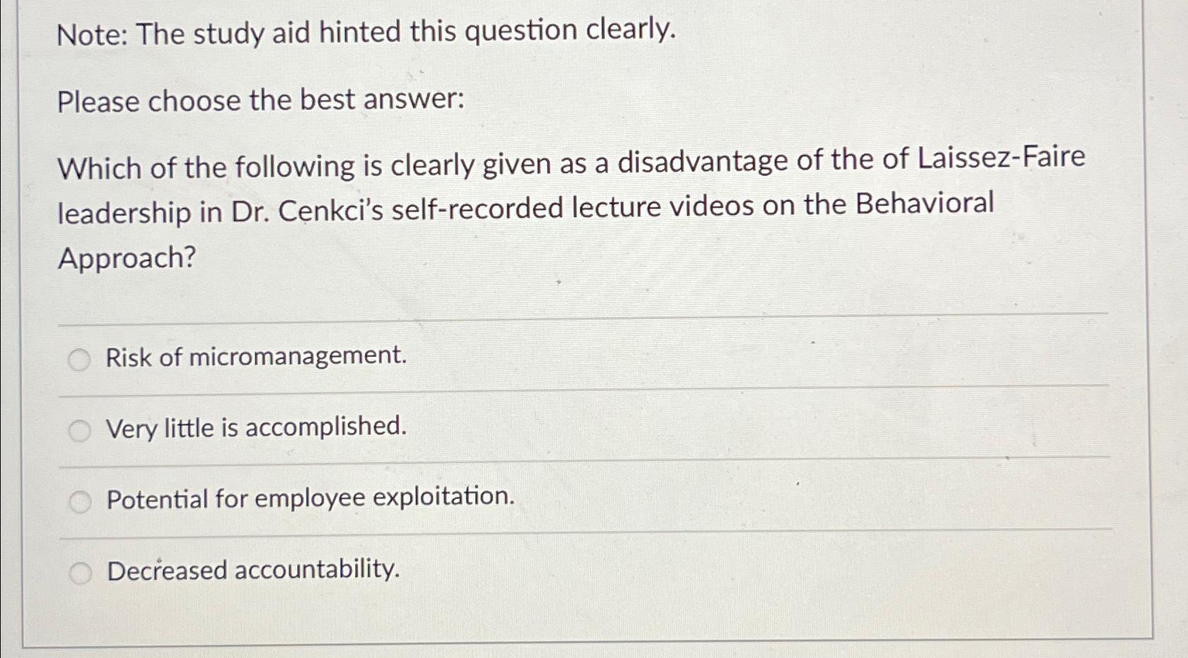  Note: The study aid hinted this question clearly. Please choose the