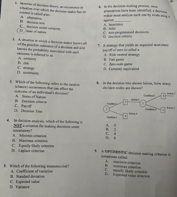 choose Alternative row maximum is: because the maximum of the 13. A