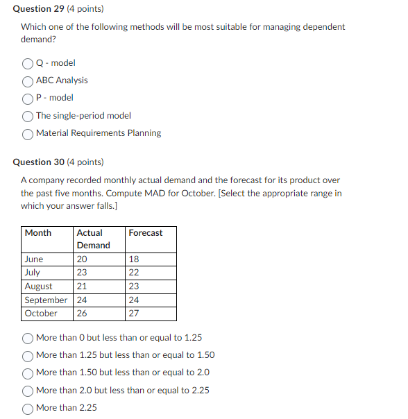  Which one of the following methods will be most suitable for
