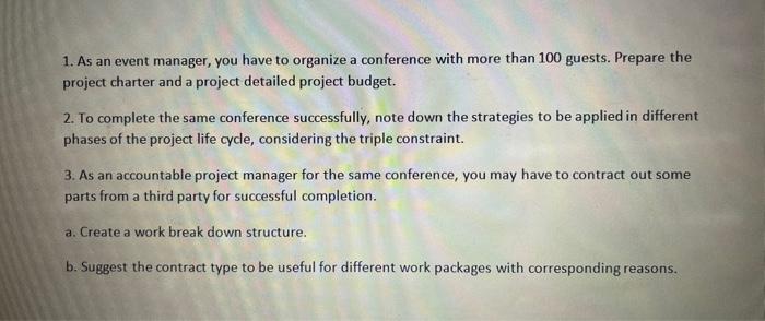 Please provide answer for 3 questions in same context as the three