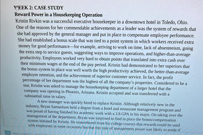  please read case study first after that answer the four questions