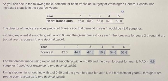 please solve for MAD on b part 2 As you can see