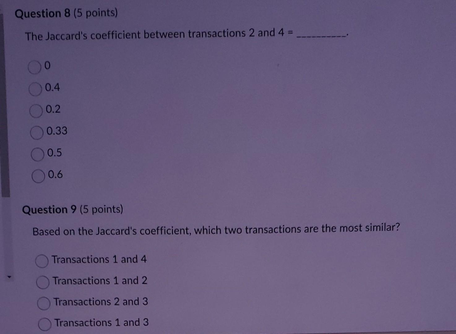 the data in which binary variables Keyboard, Webcam, Mouse, USB drive, and