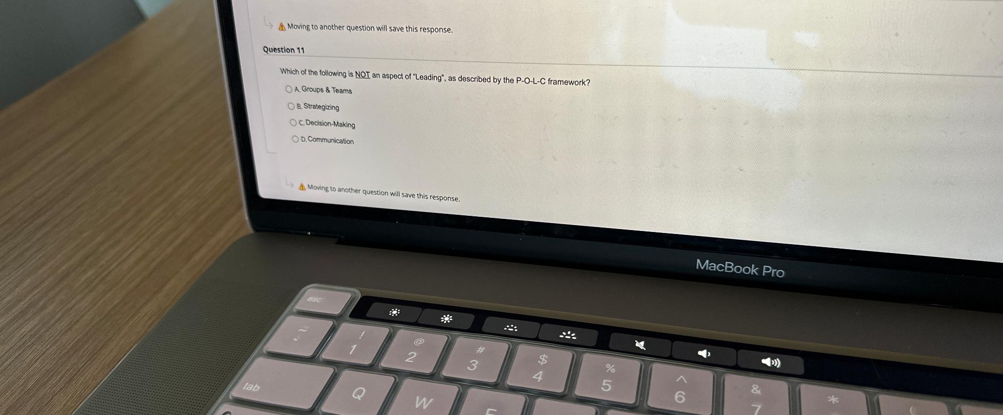  Moving to another question will save this response. Question 11 Which
