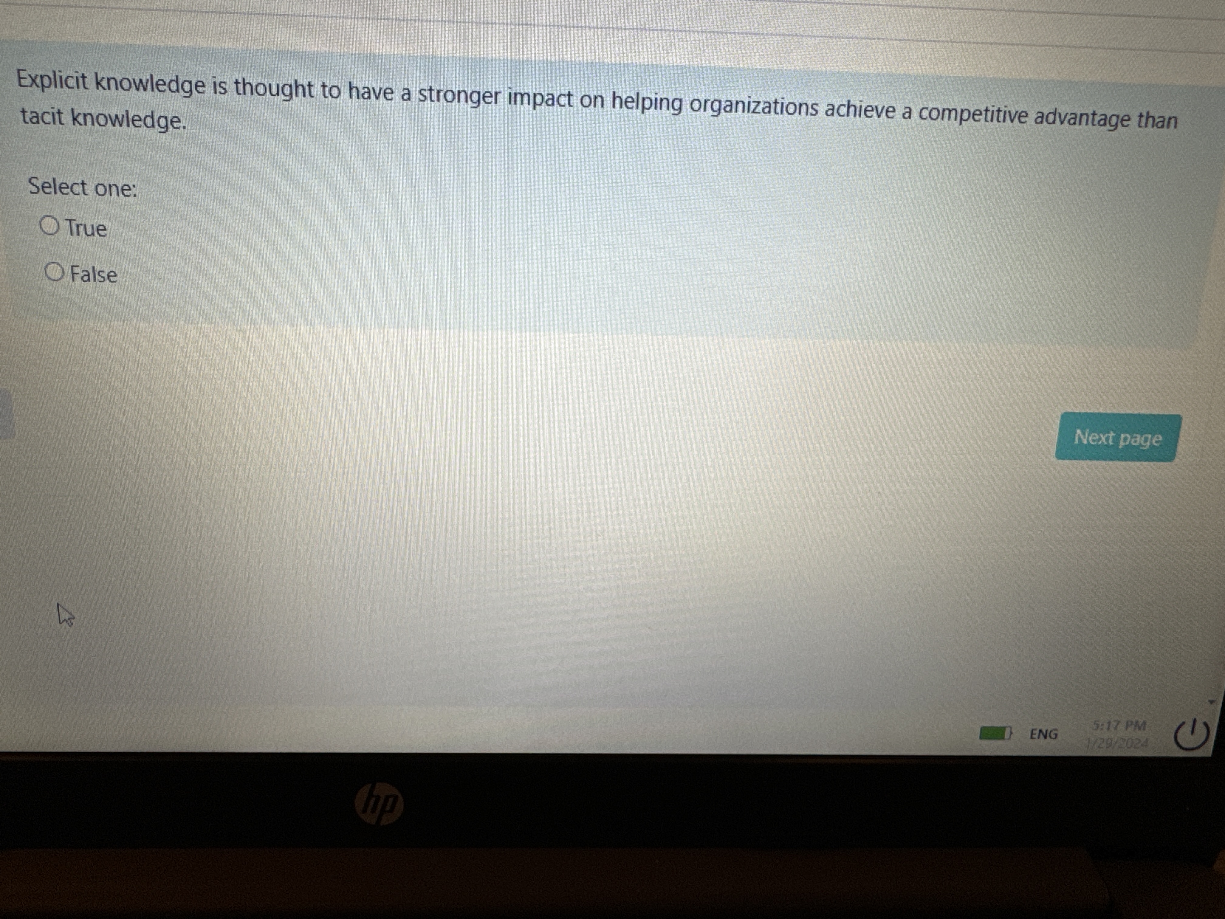  Explicit knowledge is thought to have a stronger impact on helping