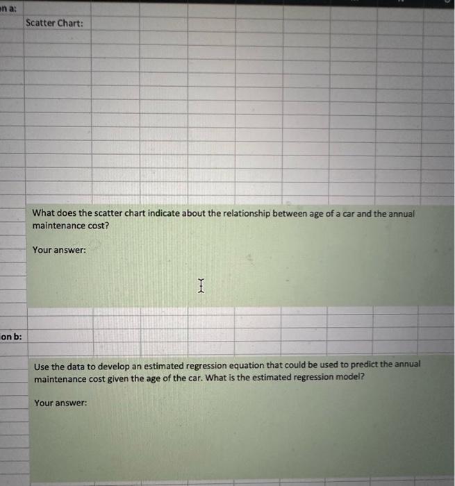  please solve in excel and show step by step instuctions. What