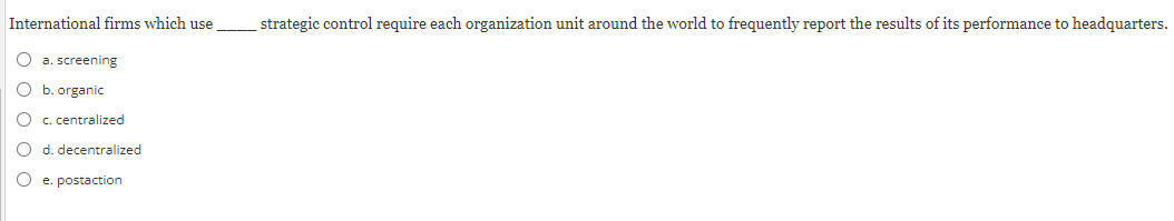 e. Financial controls Teresita is responsible for helping managers control activities and