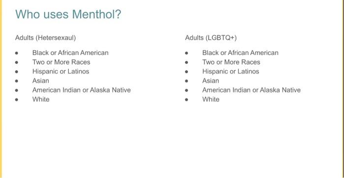 list the statistics for each race . also complete the same for