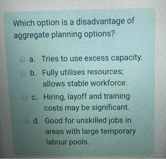 match or exceed. b. Developing an expression for setup or ordering cost.