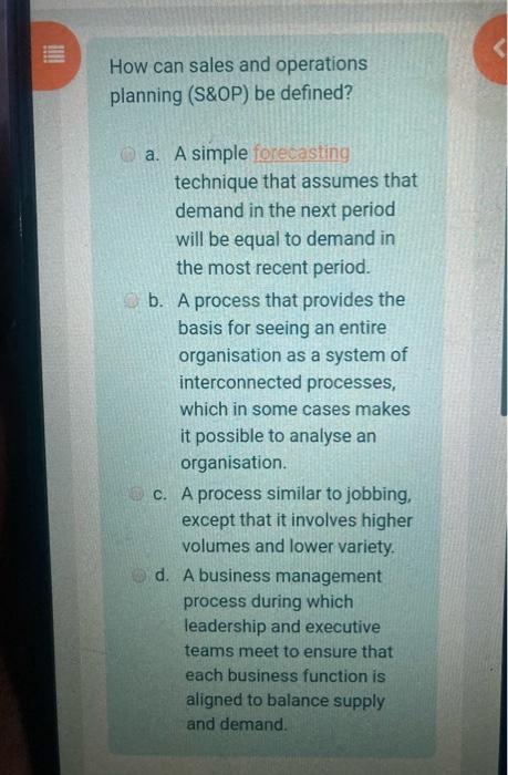 c. Setting up (order) cost equal to holding cost. d. Solving the